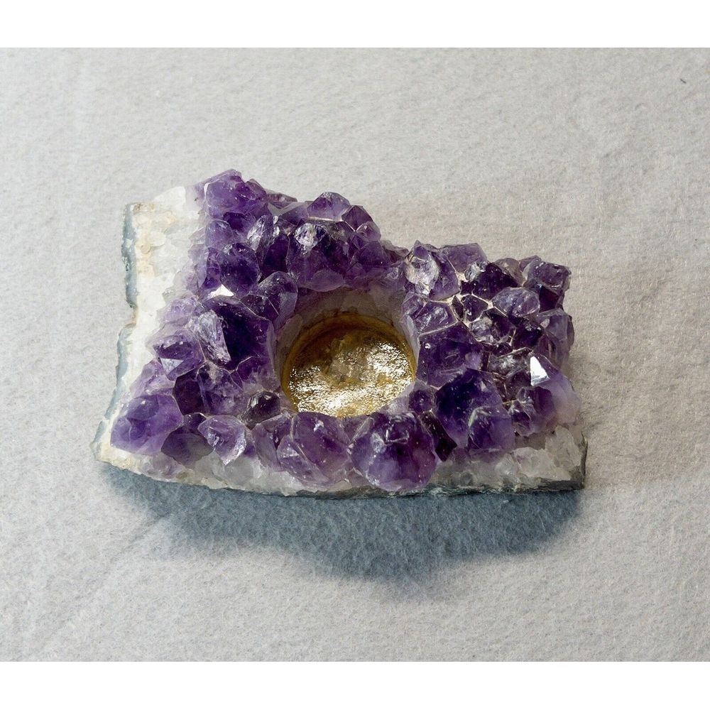 Amethyst Geode Tea Light Crystal‎